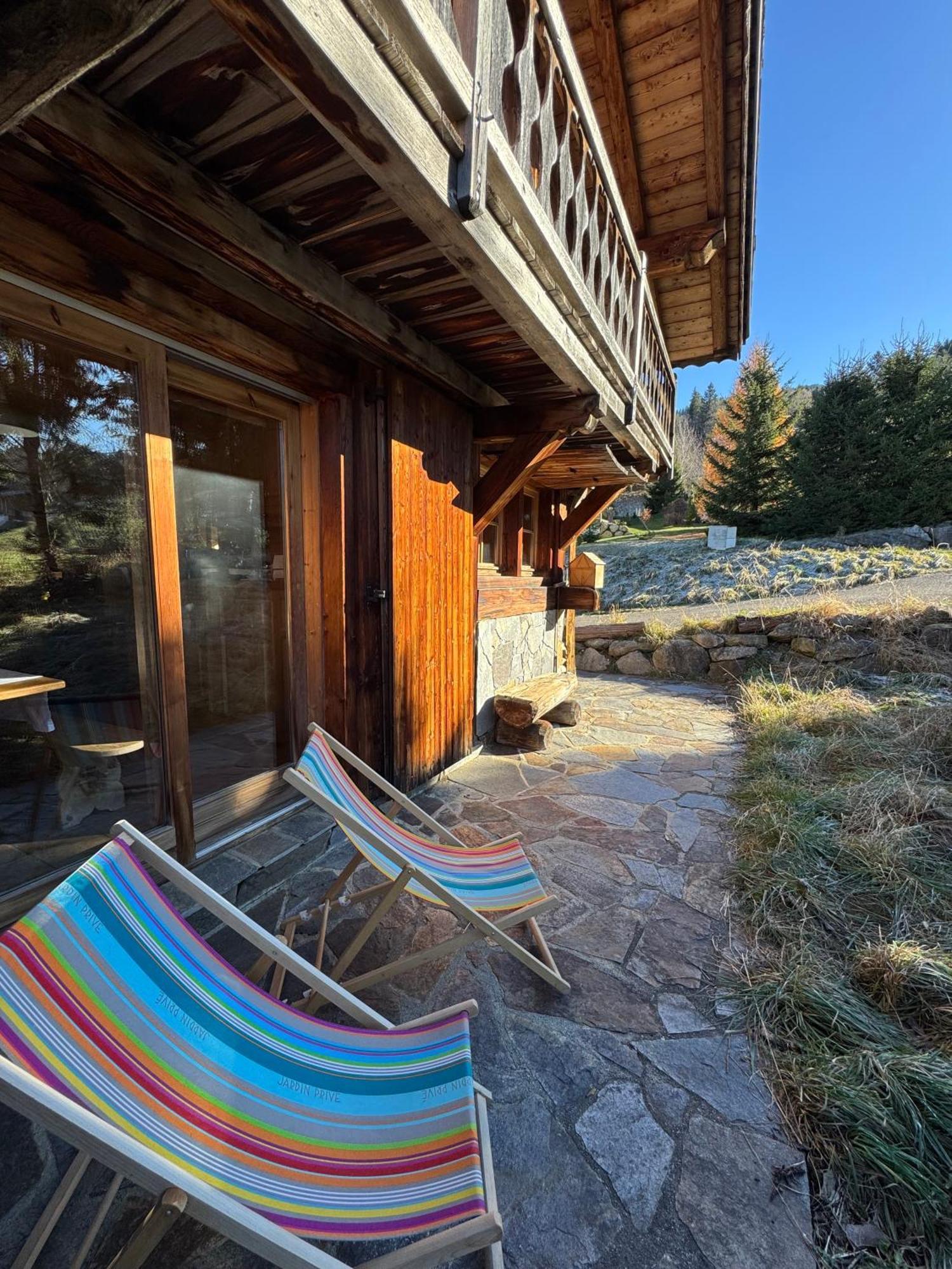 Chambres Et Mazots Du Chalet De Mado 메게브 외부 사진