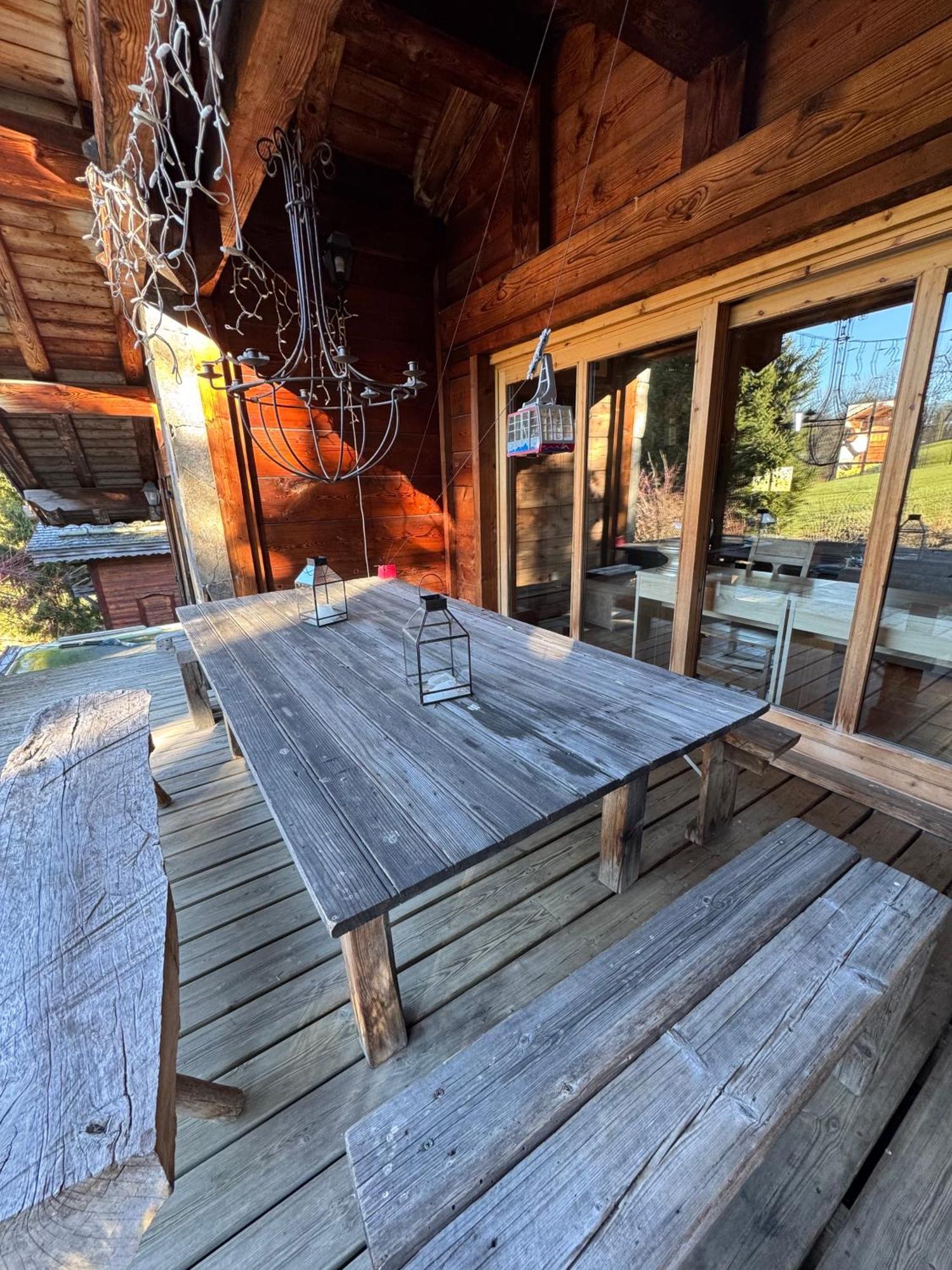 Chambres Et Mazots Du Chalet De Mado 메게브 외부 사진