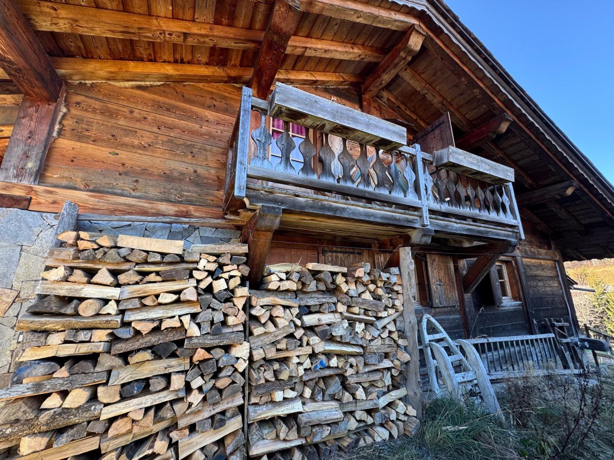 Chambres Et Mazots Du Chalet De Mado 메게브 외부 사진