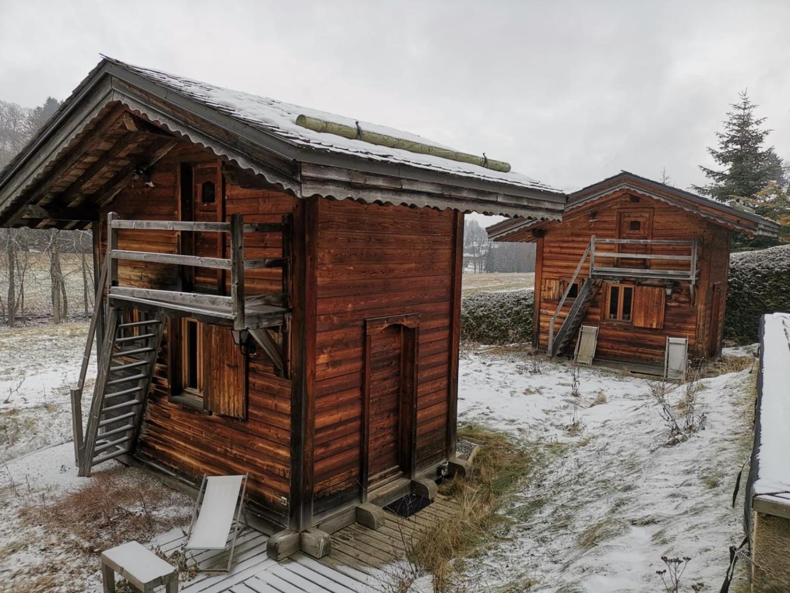 Chambres Et Mazots Du Chalet De Mado 메게브 외부 사진